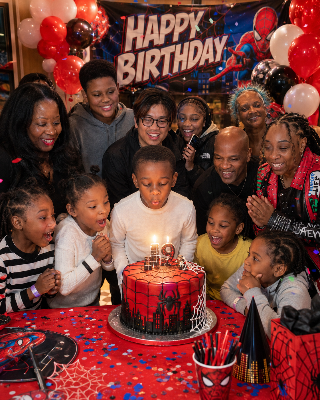 Spider-Man 9th birthday party