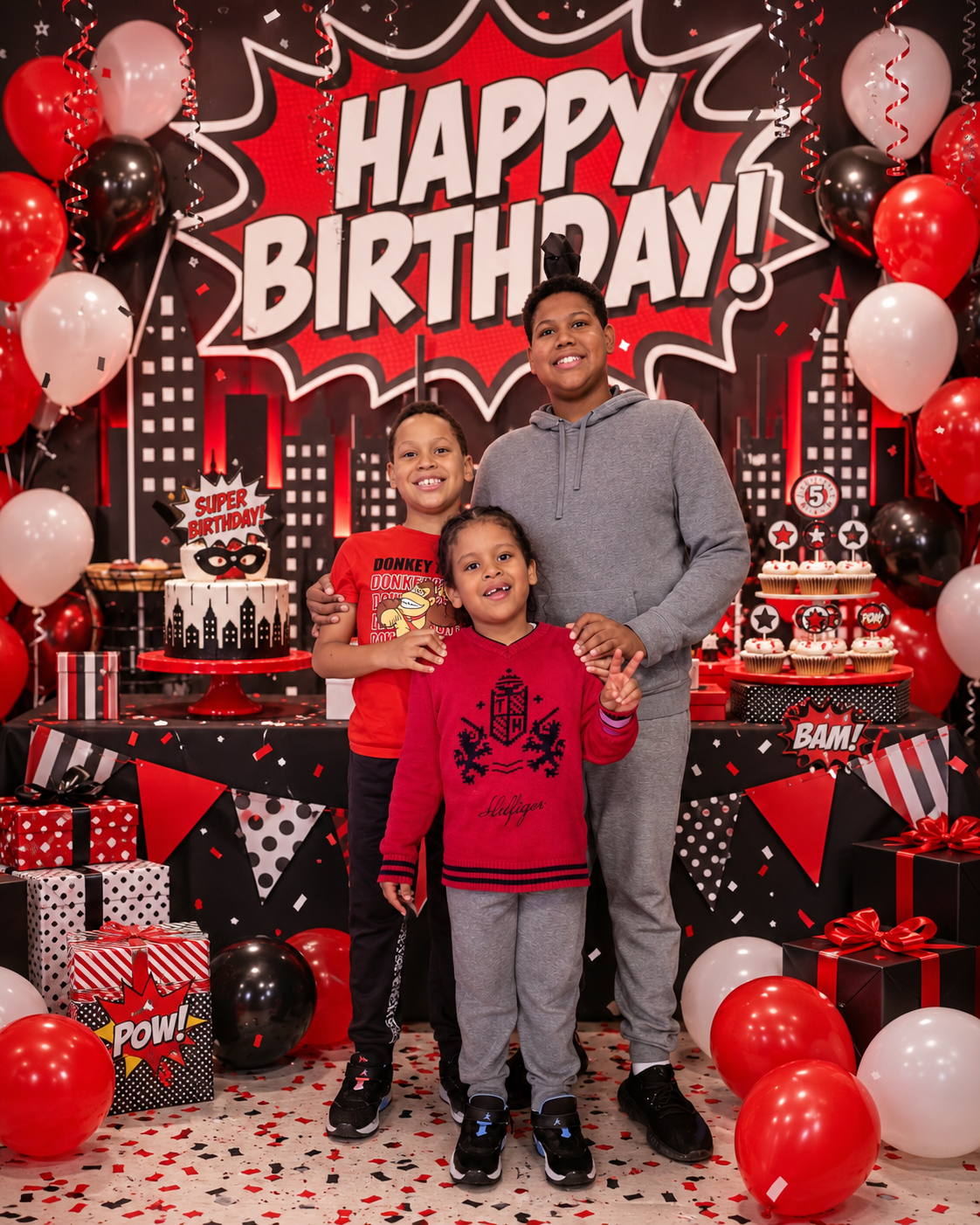 Superhero birthday party