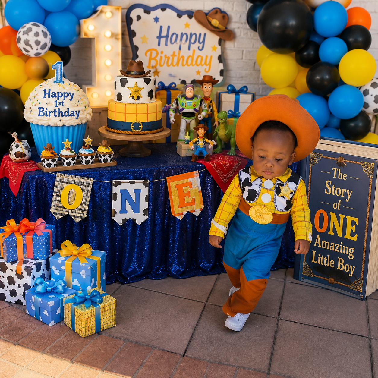 Toy Story 1st birthday celebration
