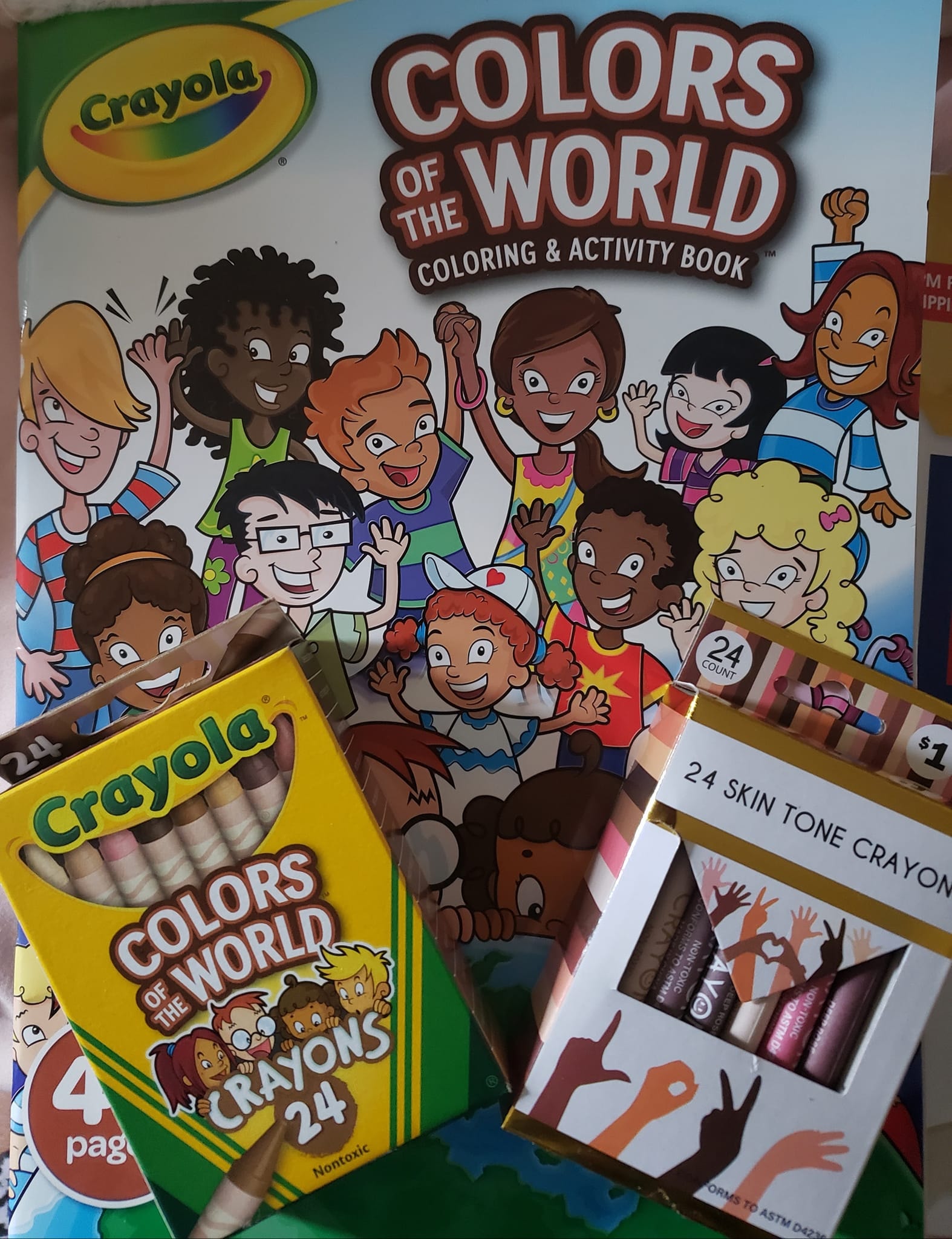 MDLAYAFS Inc. — Crayola Colors of the World art supplies donated for children